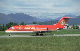 Flugzeug Bergamo DC 9 15RC Unifly Express