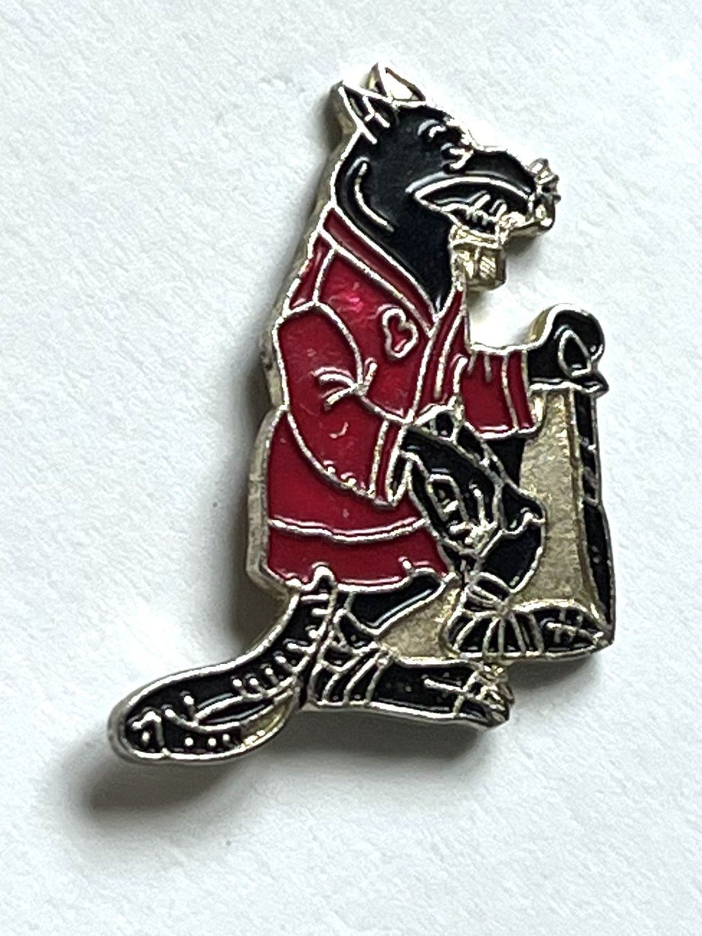 Placchette & Badge: Pin Böser Wolf Märchen Comics – Usato da Kriens venduto da TSCH1