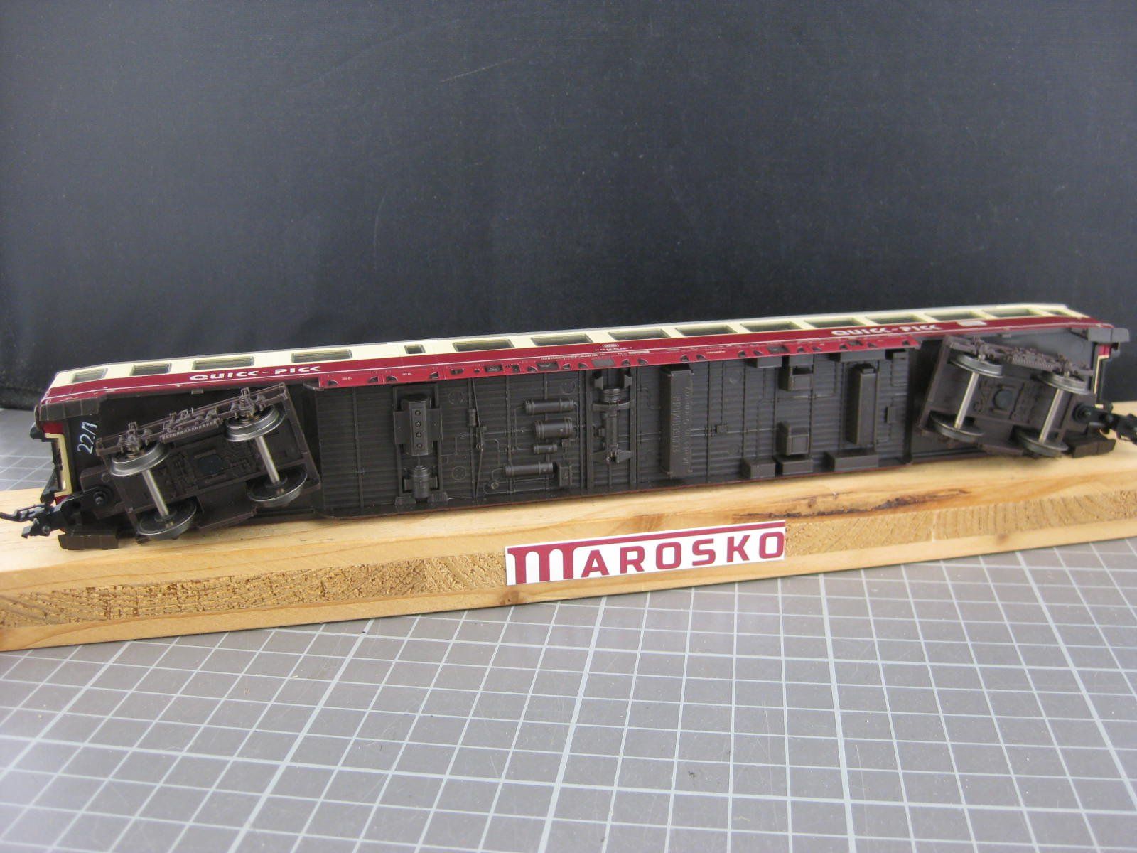 Fleischmann Modellini di ferrovie: Fleischmann 5165 TEE Quick-Pick Speisewagen, mit OVP, . – Usato da Malters venduto da Marosko 5