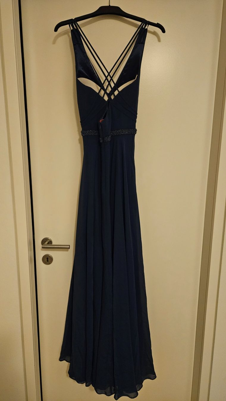 Vestiti: Vera Mont Abendkleid Dunkelblau Gr. 34 Elegant – Usato da Vevey venduto da nus_ly82 1