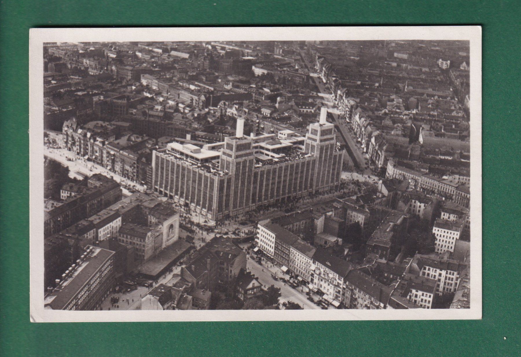 Ansichtskarten: BERLIN - Hermannplatz - Flugaufnahme – Gebraucht aus Pully von nicecards-shop
