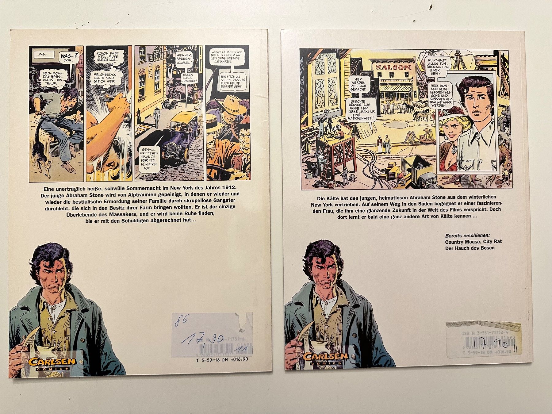Fumetti: ABRAHAM STONE BAND 1 + 2 - 1.Auflage – Usato da Münsingen venduto da Ganjam 1