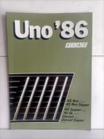 Brochure Fiat Uno 1986 (Suisse)