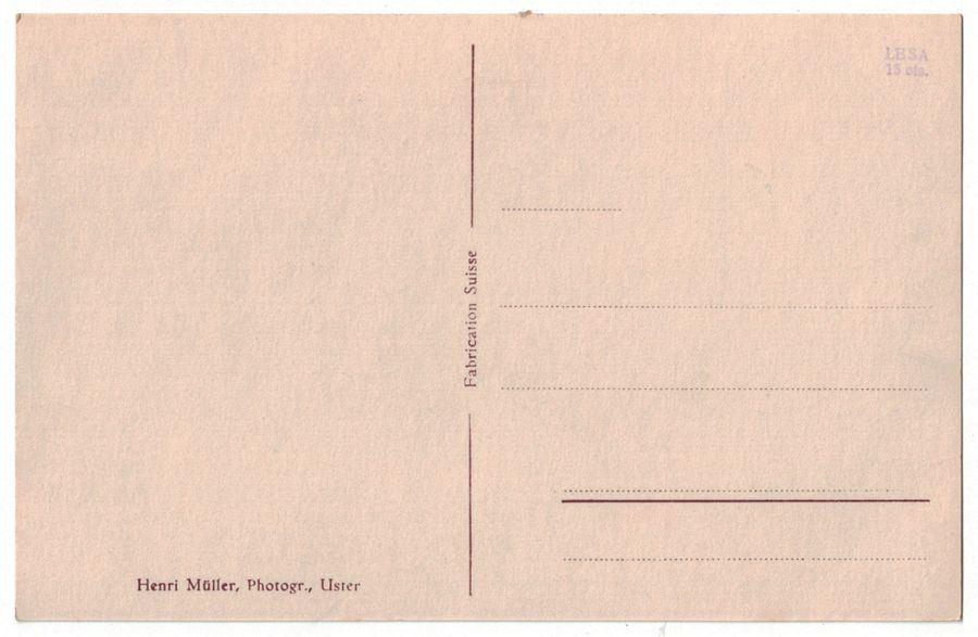 Cartoline postali: Uster mit Sekundarschulhaus, um 1930 – Usato da Frauenfeld venduto da POML 1