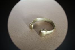 Massiver Messing Armreif