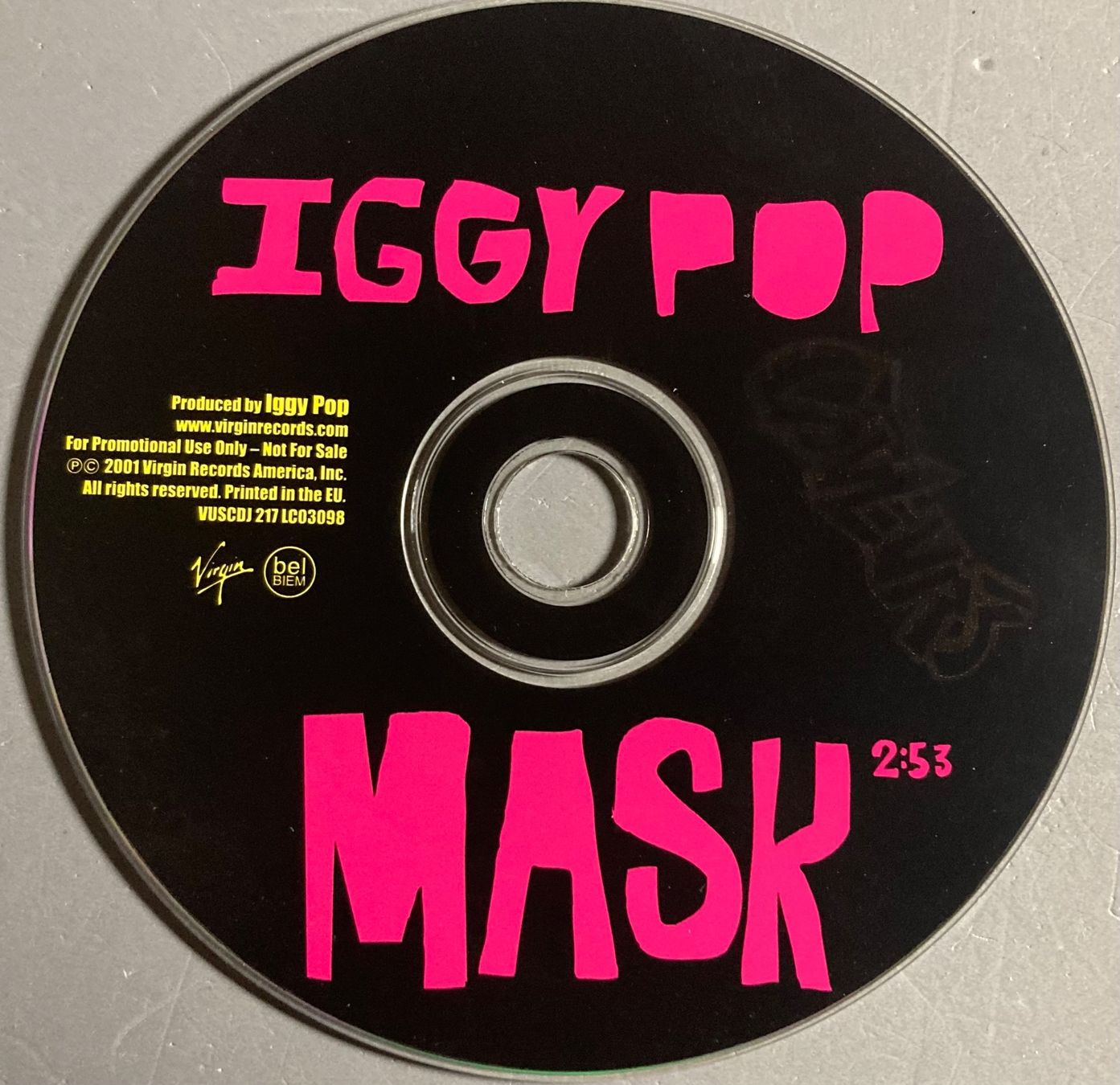 CD: IGGY POP - MASK – Usato da Poliez-Pittet venduto da Newtown-Records 2