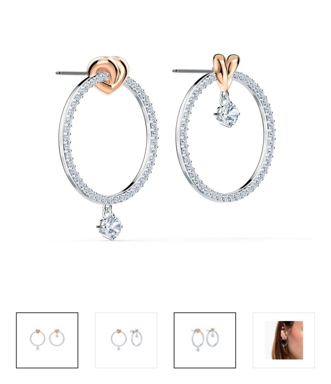Swarovski Orecchini pendenti & Orecchini a lobo: Swarovski Ohrringe – Nuovo (secondo la descrizione) da Goldau venduto da 19099 3