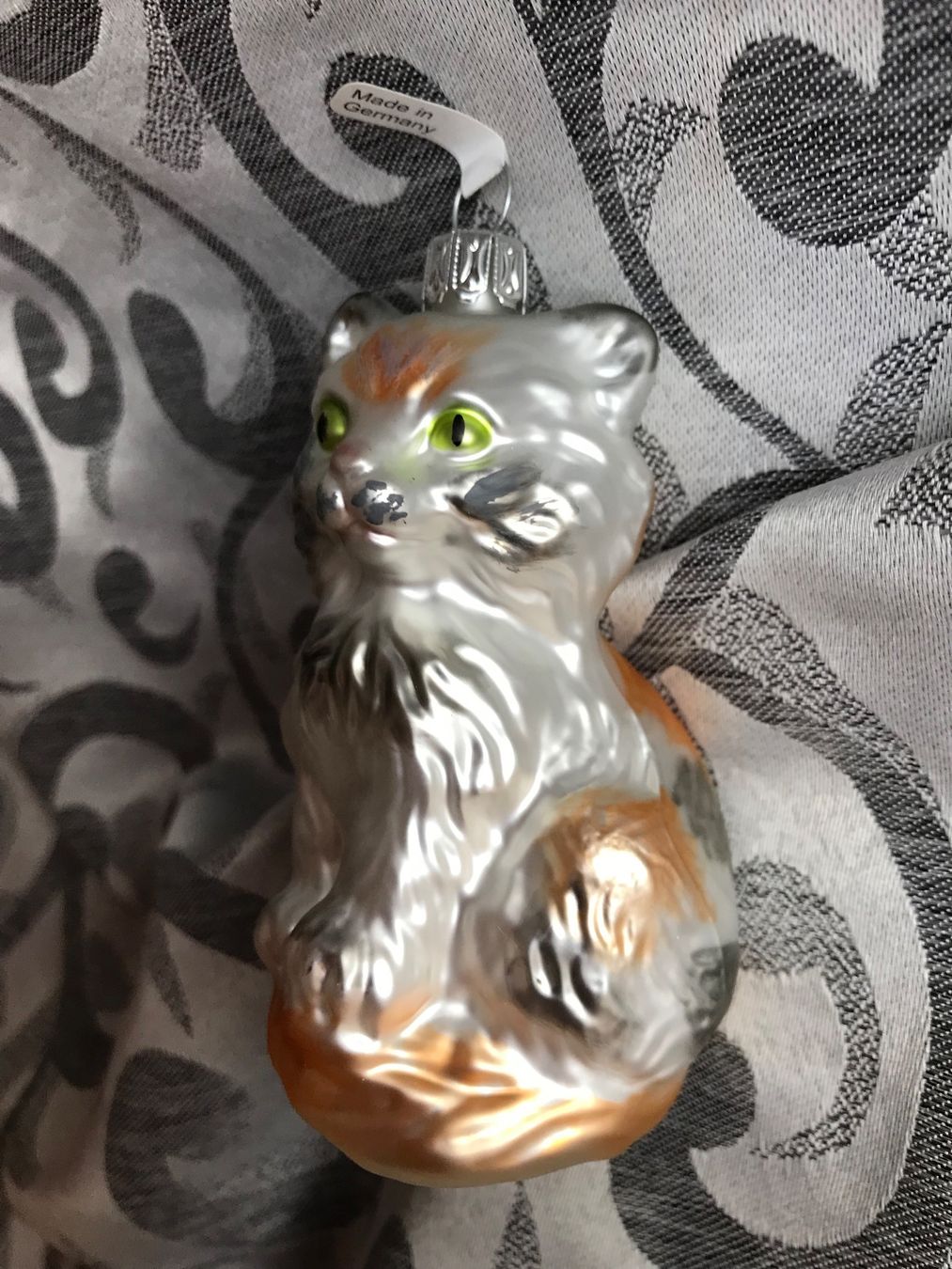 Tutte le decorazioni: Katze hellbeige Christbaumschmuck – Nuovo e nell'imballaggio originale da Alpnach Dorf venduto da marvo 4