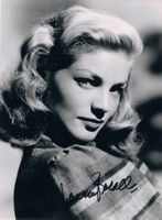 Lauren Bacall 1924-2014 Autogramm signiert Foto 19x24cm
