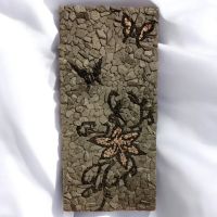 Exklusives Mosaiksteinbild Schmetterlinge Wanddeko Deko Bild