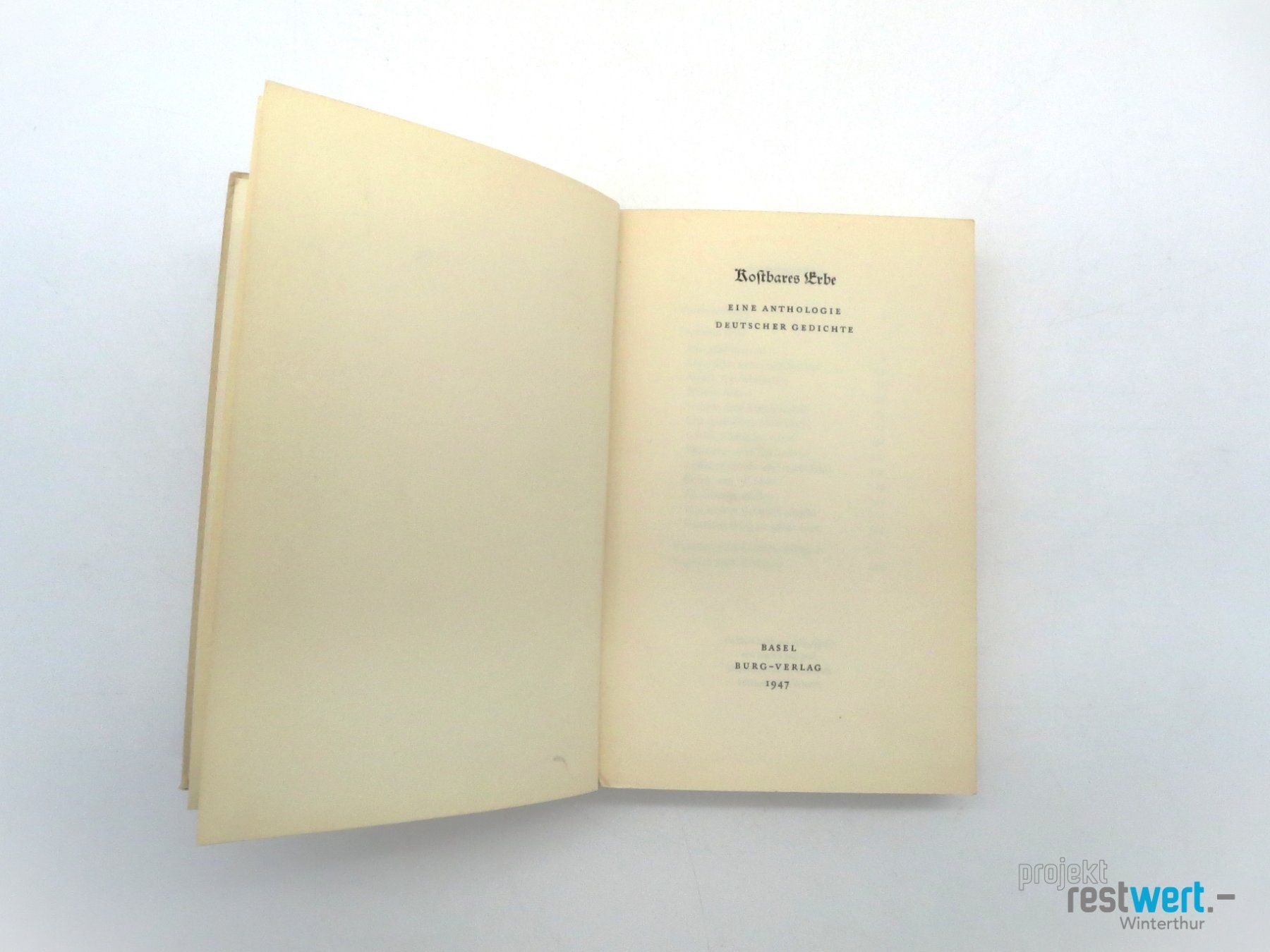 Libri: ADALBERT LUNTOWSKI – Kostbares Erbe – Usato da Winterthur venduto da Restwert_Winterthur 2