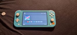 Nintendo Switch Lite - Turquoise - Édition Animal crossing