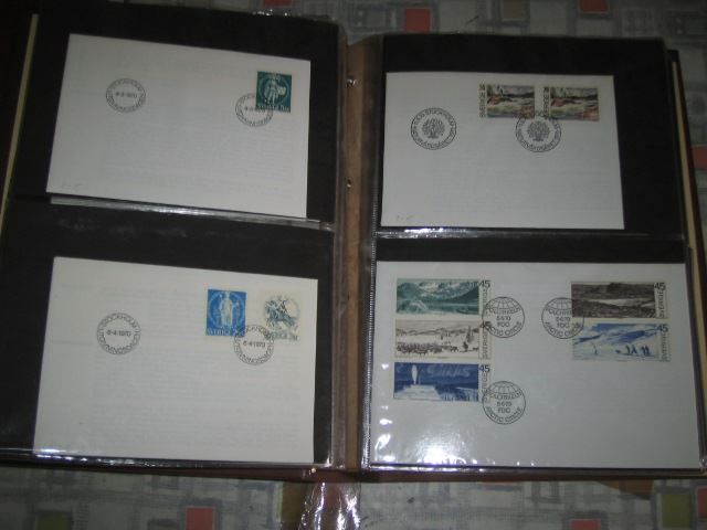 Tutti i francobolli: SCHWEDEN FDC Sammlung aus 1967 - 73 – Usato da Winterthur venduto da Kyoung 3