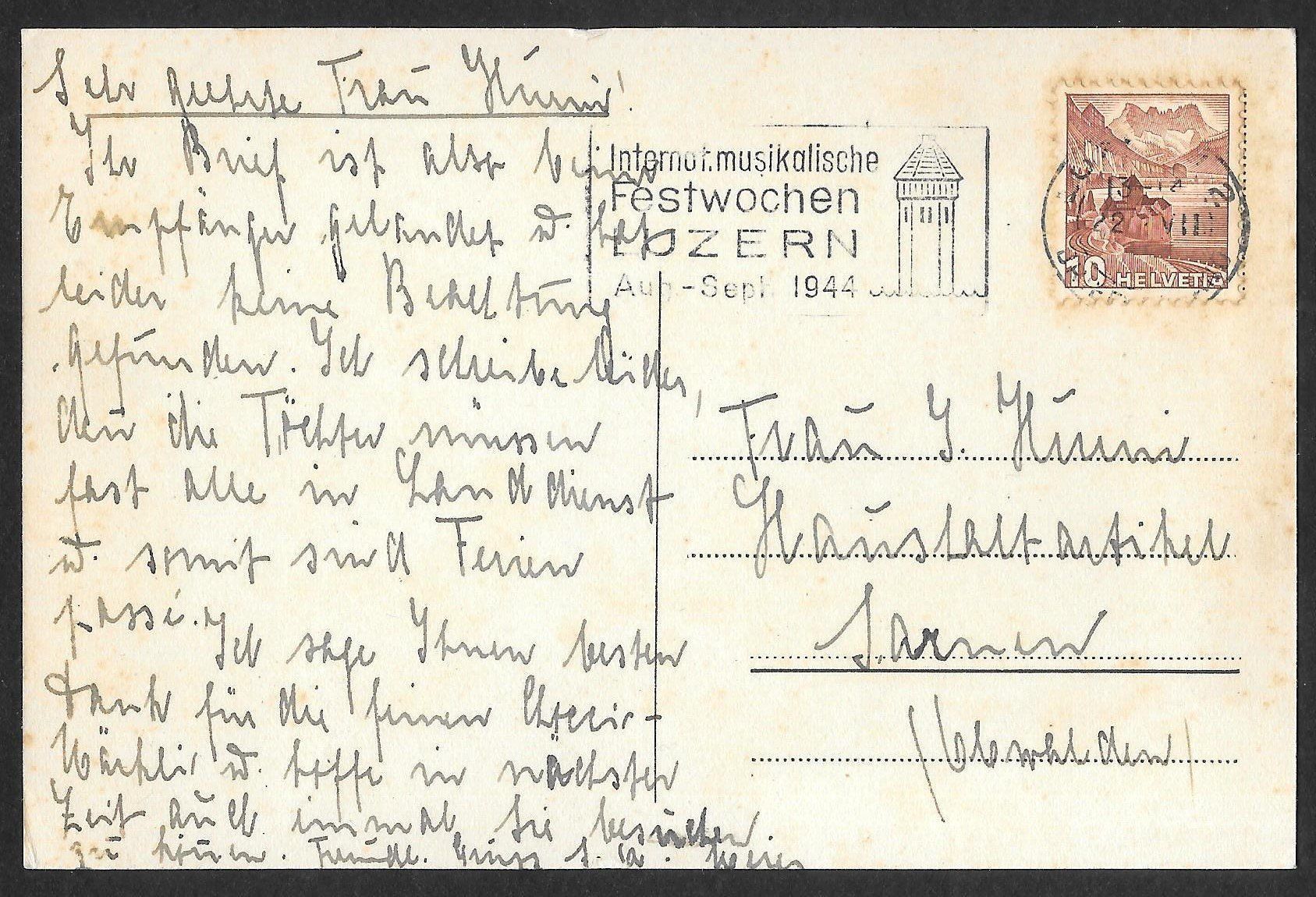 Cartoline postali: Sarnen 8 Bilder Lithoähnlich – Usato da Olten venduto da clotaldi 1