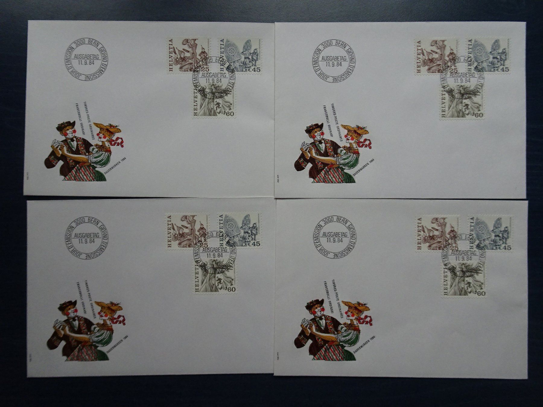 Alle Briefmarken: 1984 – Neu (gemäss Beschreibung) aus Aadorf von Chnorli-Furz