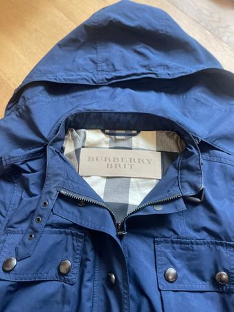 Burberry Brit Jacket, Ladies, Size 38-40, Blue, Excellent!