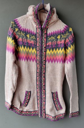 wunderschöner Alpaca Strickjacke Pulli Gr.38-40, Neu!!!