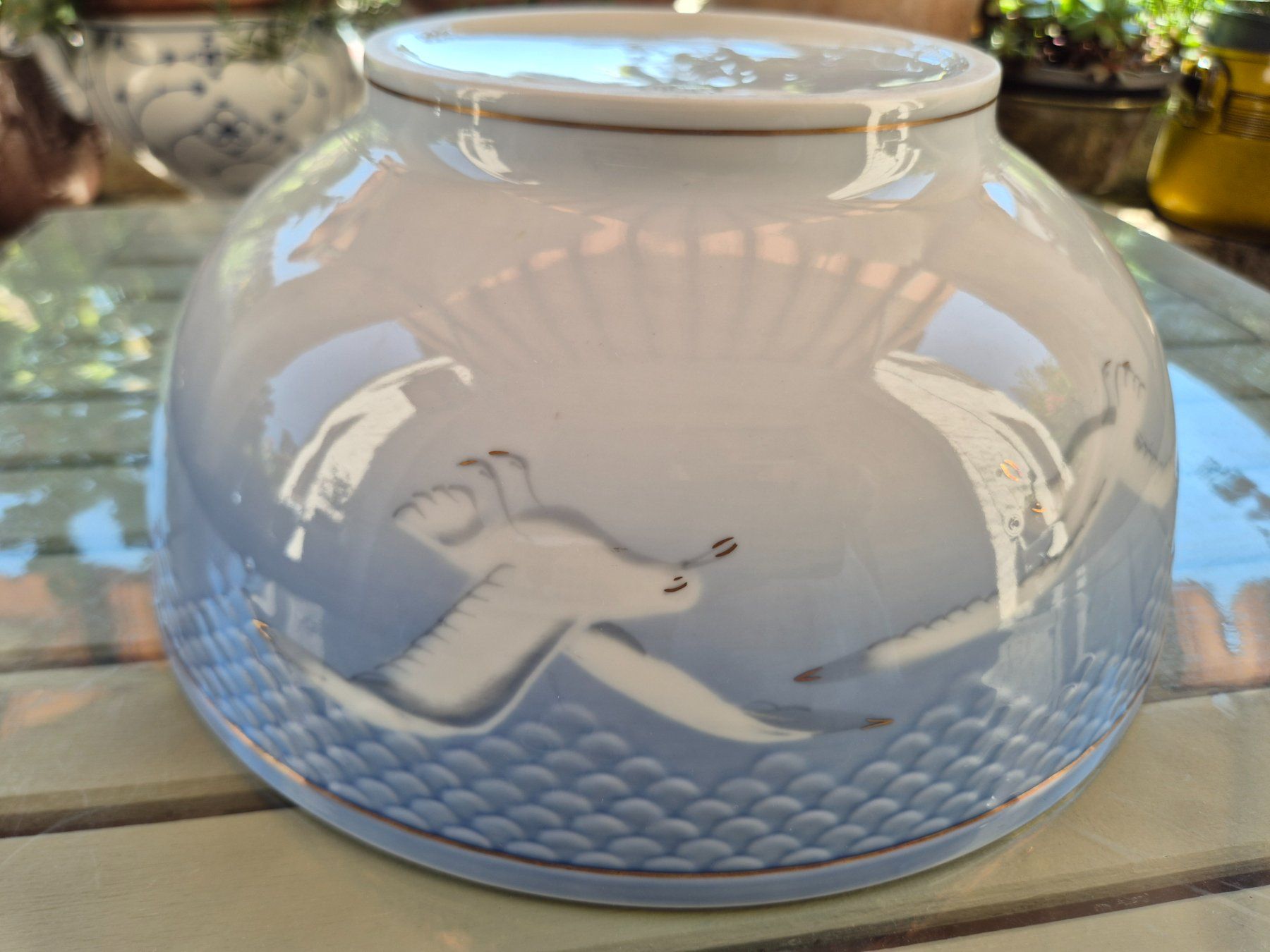 Royal Copenhagen Ciotole: Grosse Schüssel mit Möwenmotiv Bing&Grondhal – Nuovo (secondo la descrizione) da Bern venduto da aronari 6