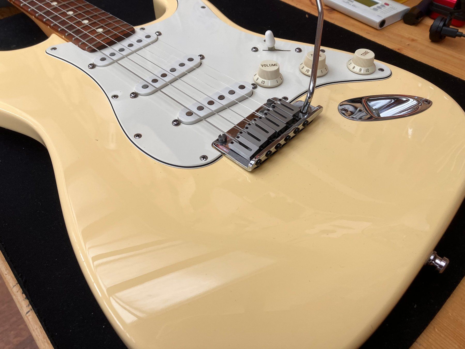 Strumenti musicali: Fender USA Stratocaster 1996 top Zustand. – Usato da Zofingen venduto da bjmusic 1