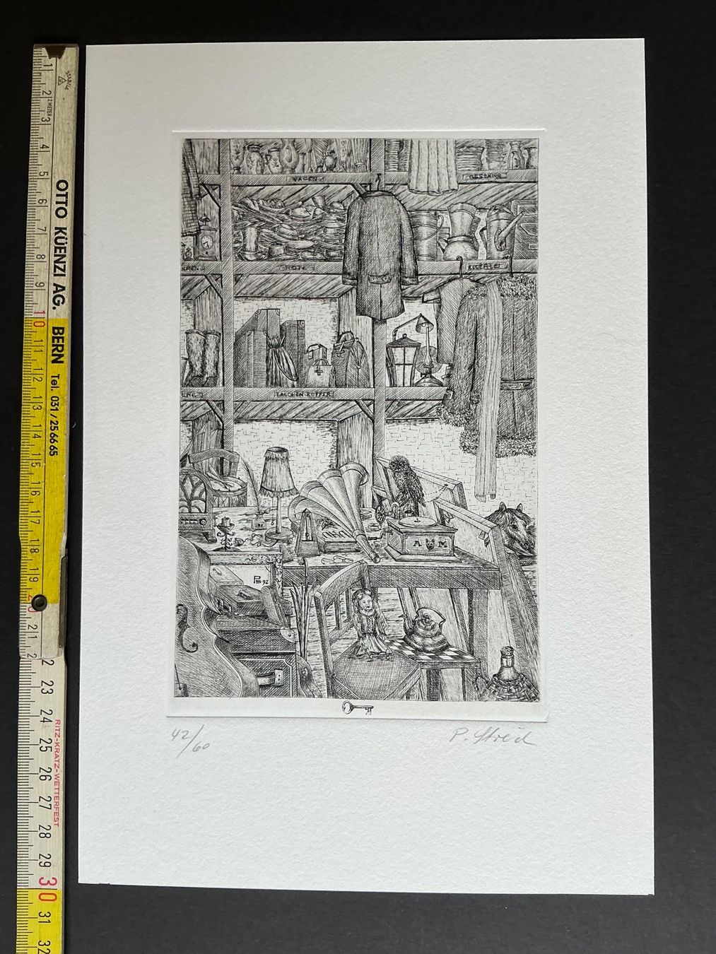 Grafica & Litografie: Peter Streich - Radierung – Usato da Pieterlen venduto da LM1446