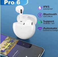 NEUE Pro 6 Bluetooth Kopfhörer Headset Kopfhörer m Mikrophon