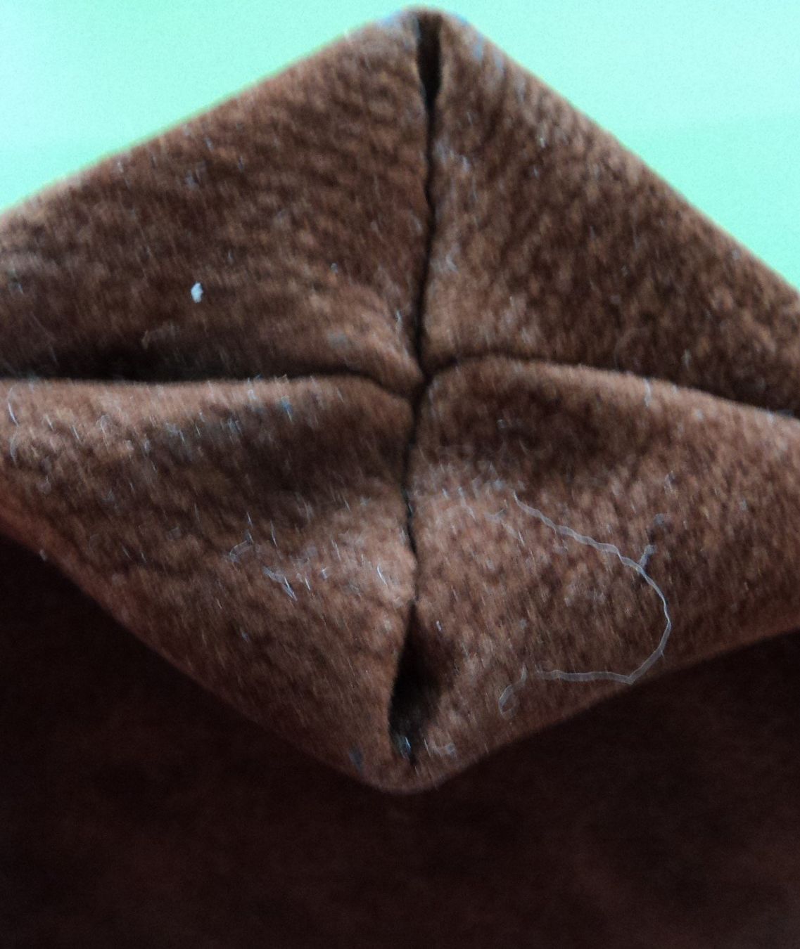 Taschen für Damen: Pochette vintage marron en velours. – Gebraucht aus Basel von maripas17 5