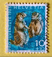 Nr.J 211 GESTEMPELT Alpenmurmeltier 1965 Zürich