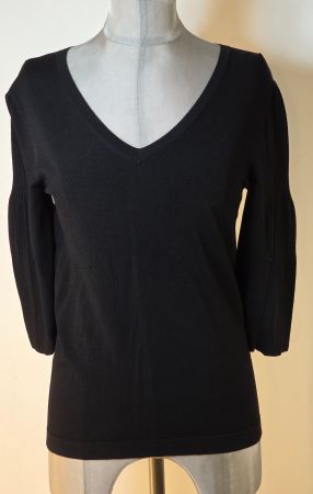 S 36 38 MAX MARA Weekend Shirt Pullover festlich plissierte