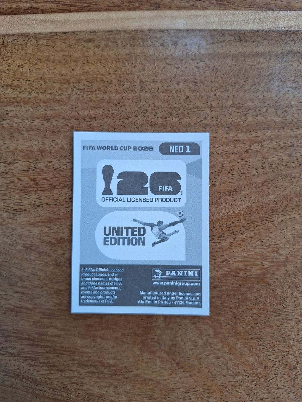 Panini Carte collezionabili: Panini NED 1 – Nuovo (secondo la descrizione) da Romanens venduto da Crocette 1