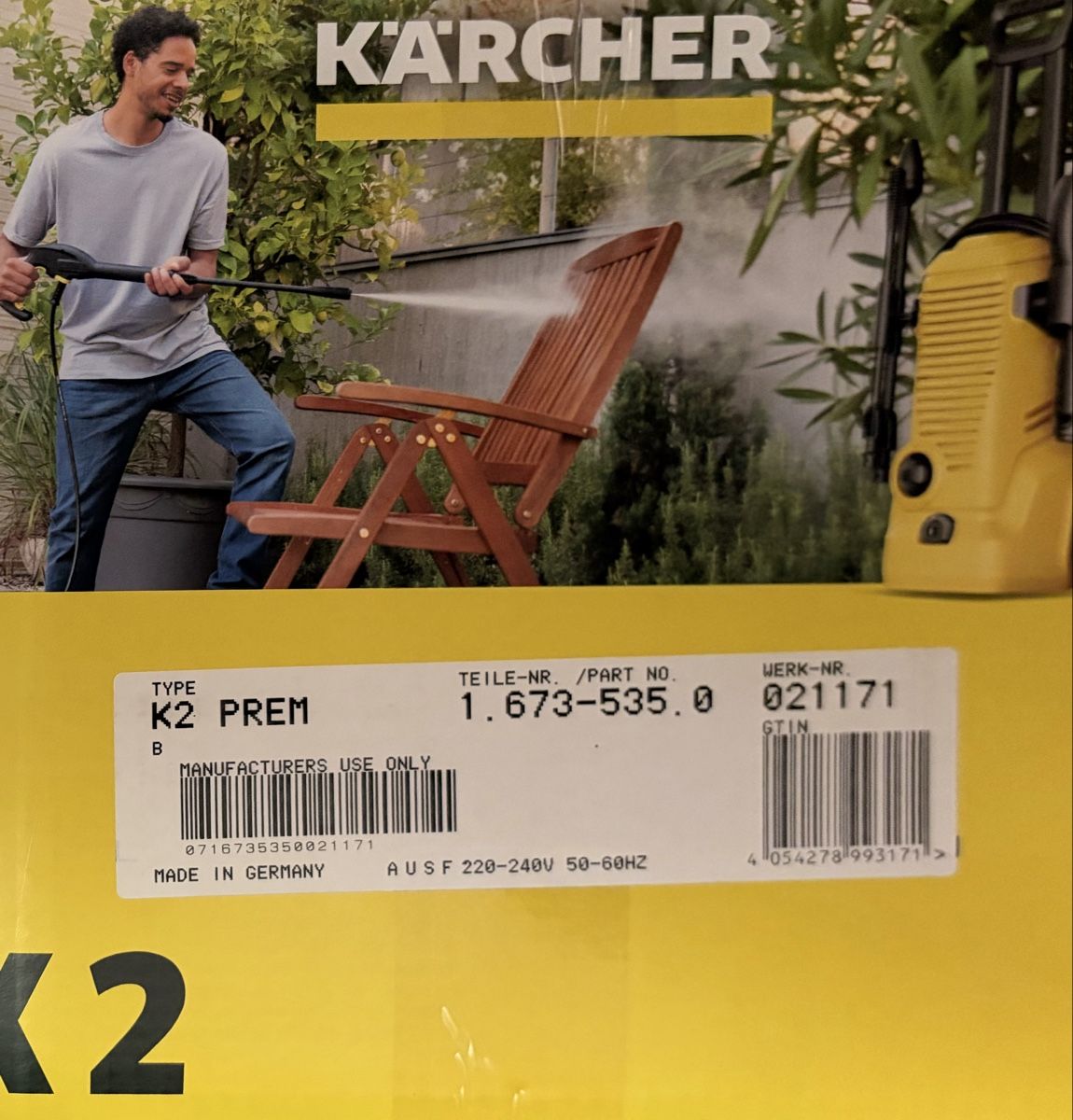 Kärcher Hochdruckreiniger: Kärcher K2 (ungeöffnet) – Neu und originalverpackt aus Basel von 737777 1