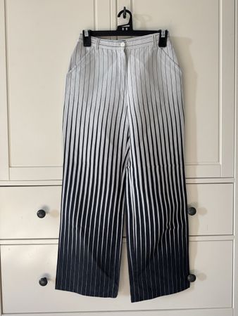 Cento X Cento Italian Silk Cotton Trousers