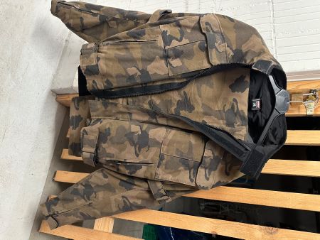Motorrad Tarnjacke und Hose, Grösse 48-50 neuwertig