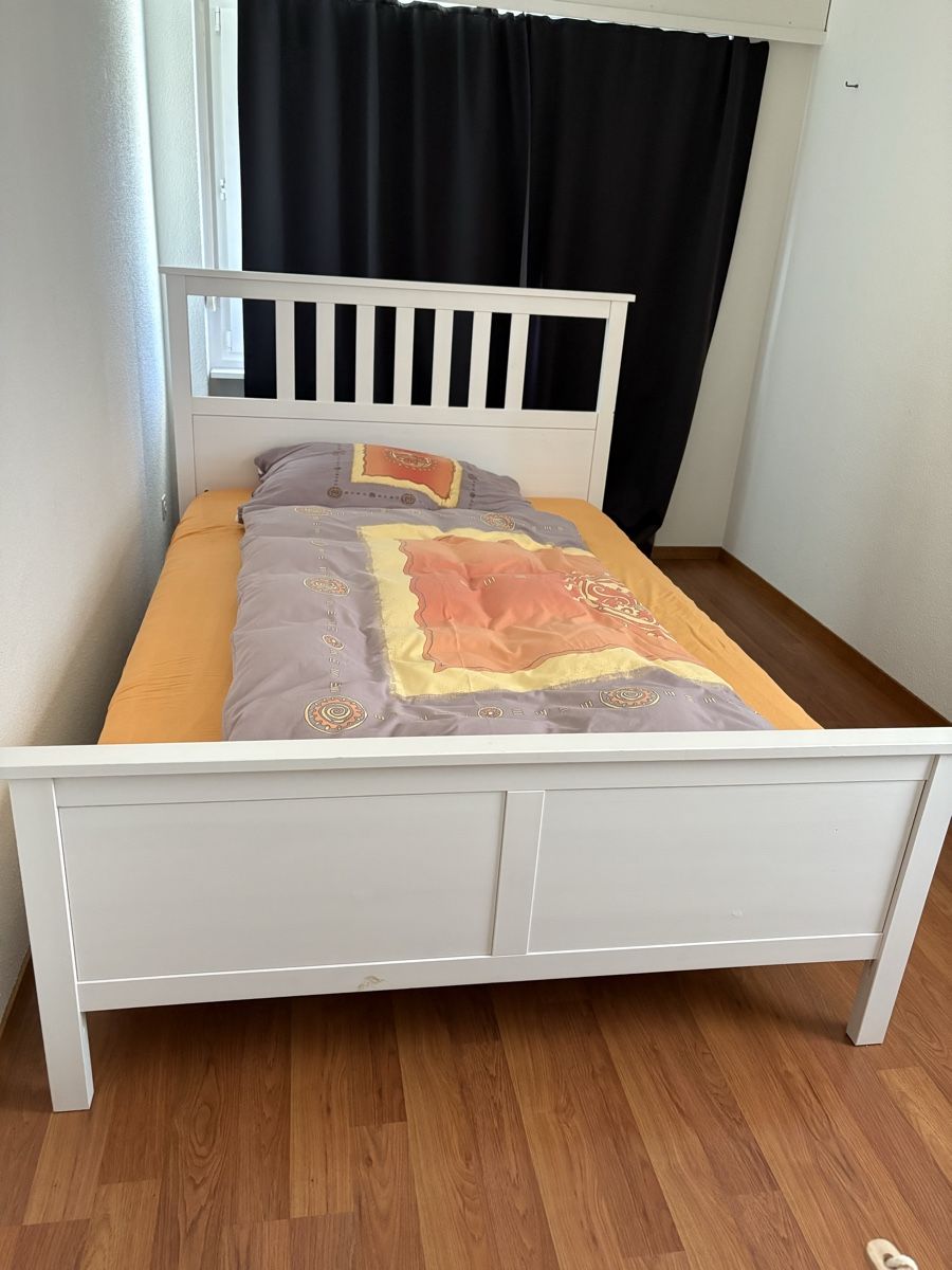 Ikea Betten: Bett weiss mit Lattenrost – Gebraucht aus Horw von enia9781 1