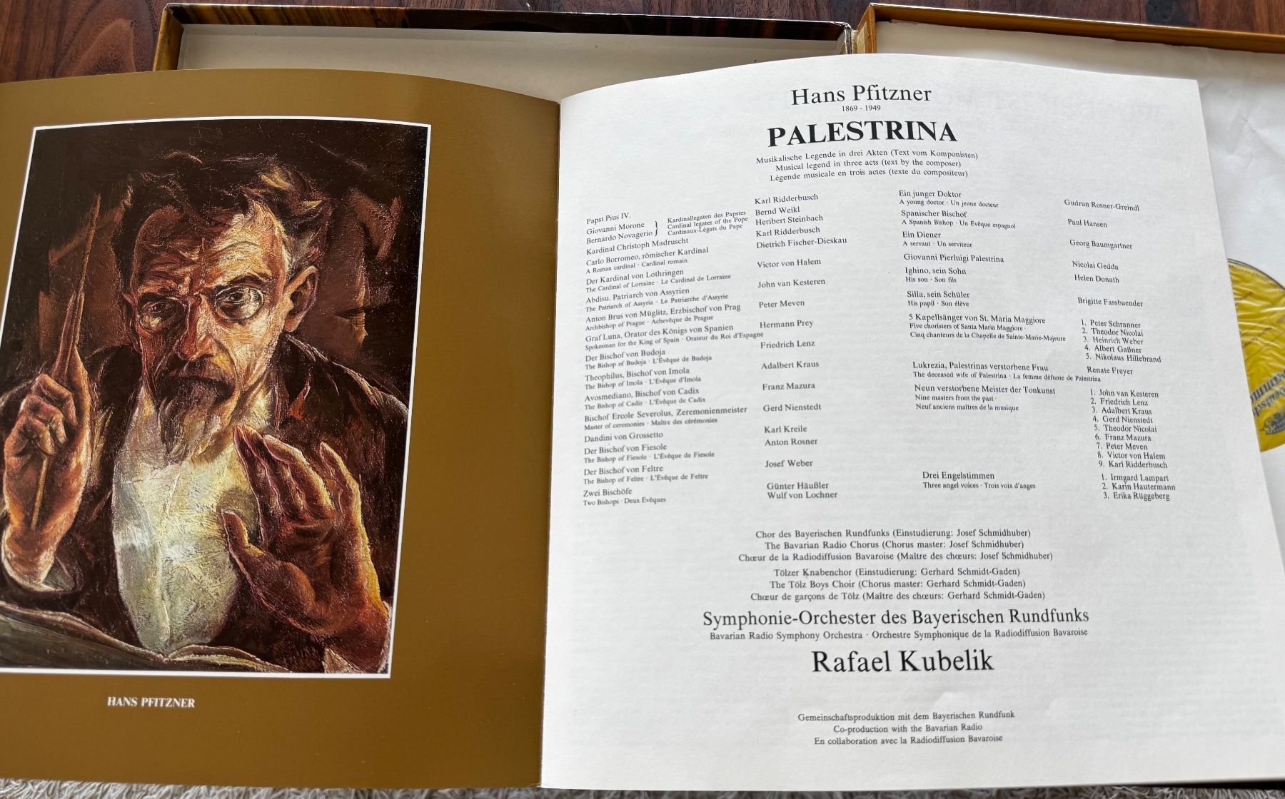 Dischi in vinile: LPs (4) Hans Pfitzner - Palestrina - 1973 – Usato da Dietikon venduto da AMG9999 2