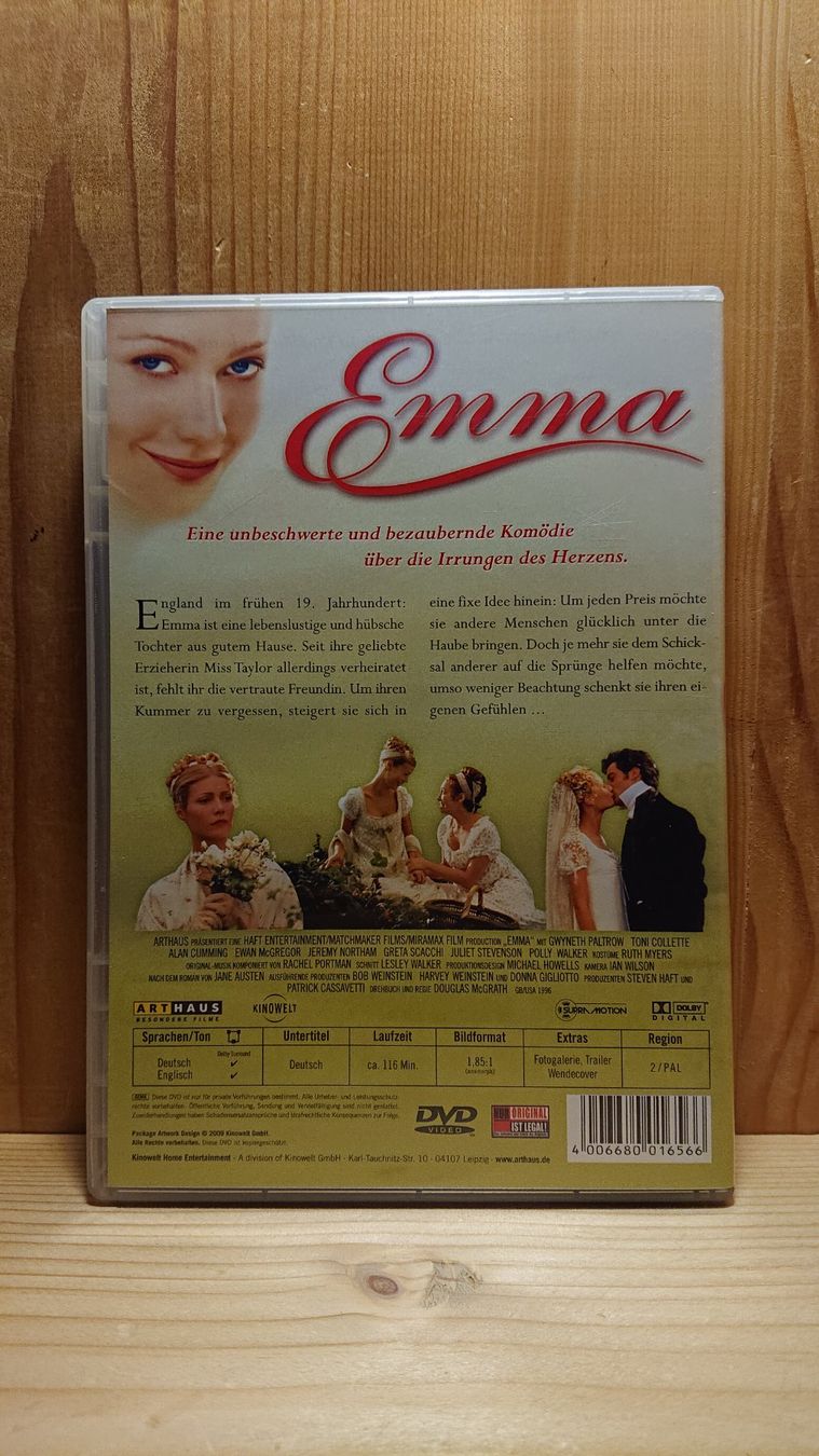 Alle DVDs: EMMA DVD mit Gwyneth Paltrow – Gebraucht aus Wilderswil von Exebub 1
