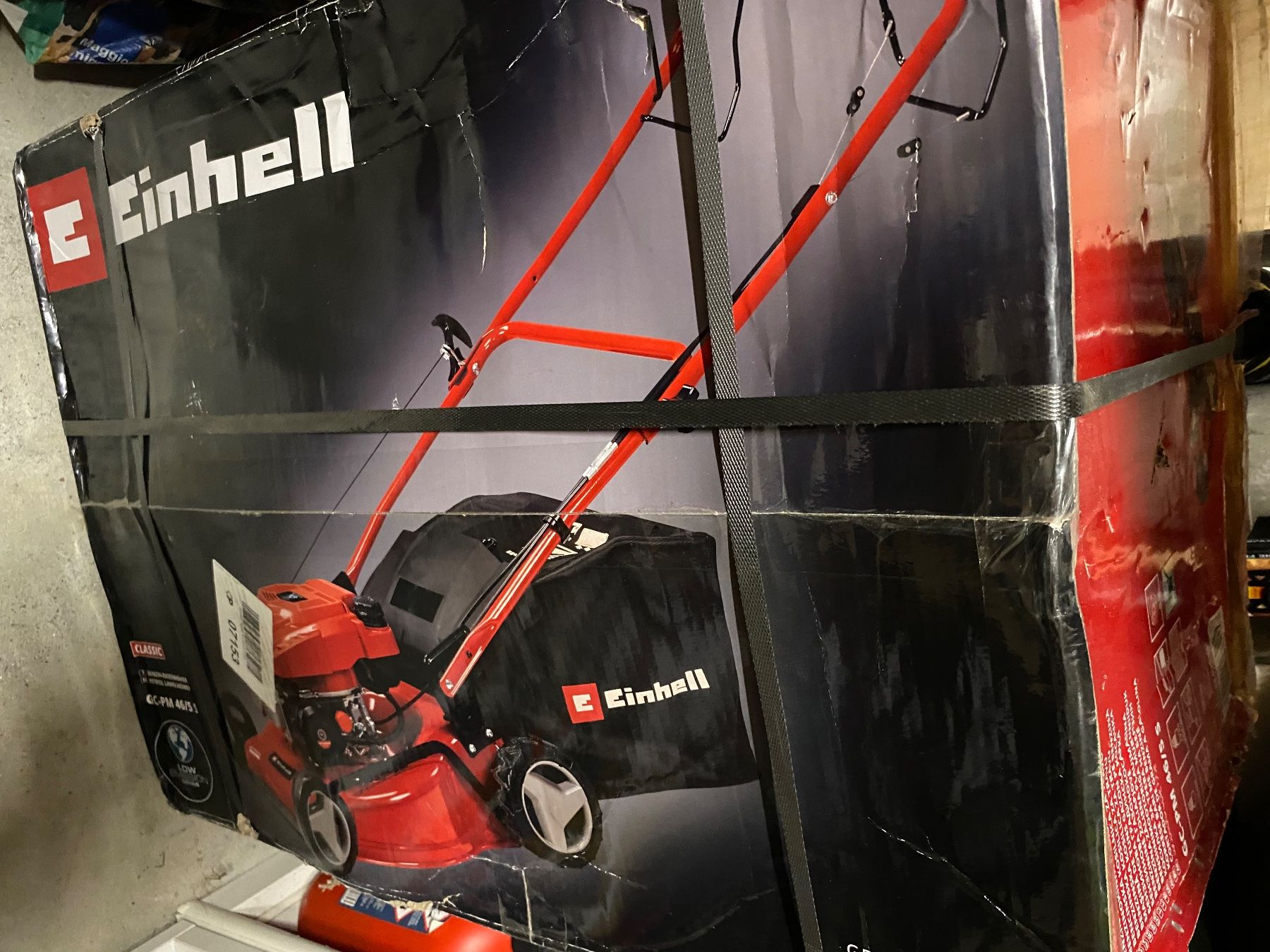 Einhell Tagliaerba: Benzin-Rasenmäher Einhell GC-PM 46/5 S neu – Nuovo e nell'imballaggio originale da Chur venduto da sveao1 1