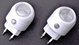 2er Set LED-Nachtlicht mit Lichtsensor