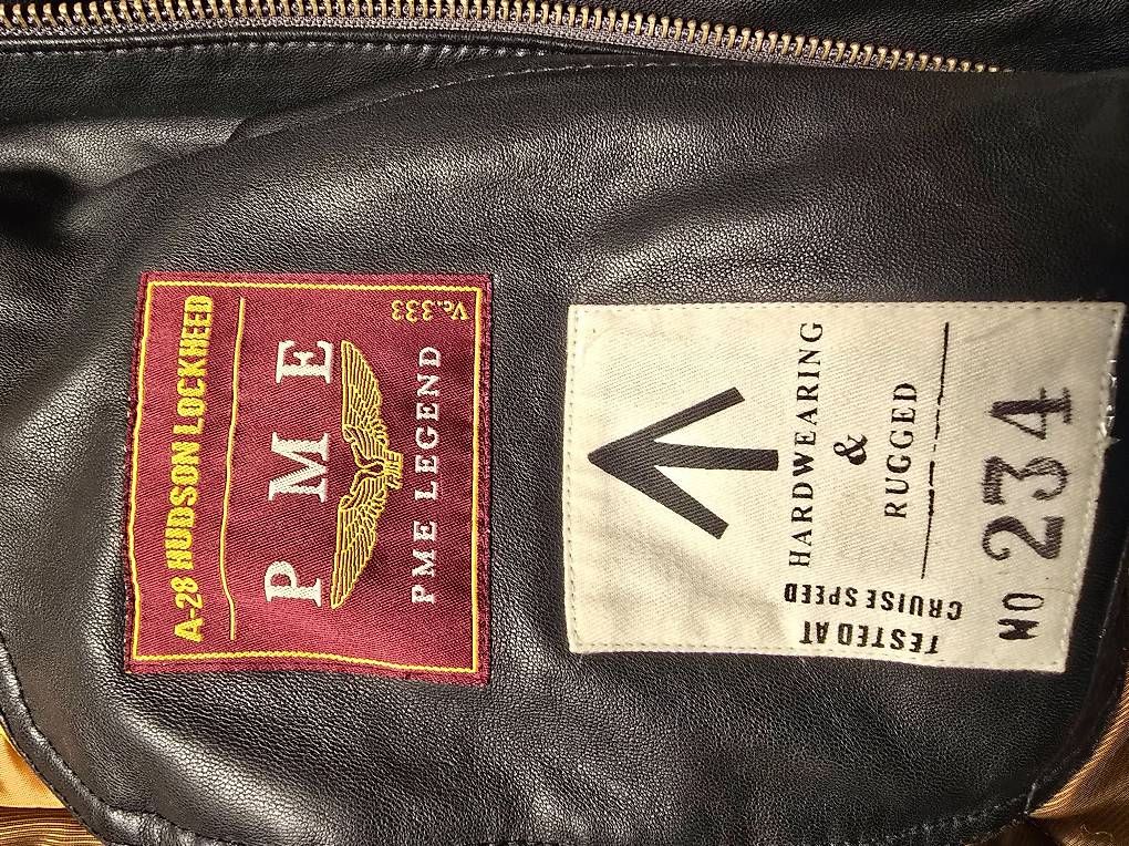 PME Legend Giacche: PME Lederjacke, original - A-28 Hodson Lockheed – Usato da Gossau SG venduto da Novaforte 3