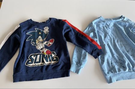 2 Pullover H&M Sonic blau Grösse 110/116 gebraucht