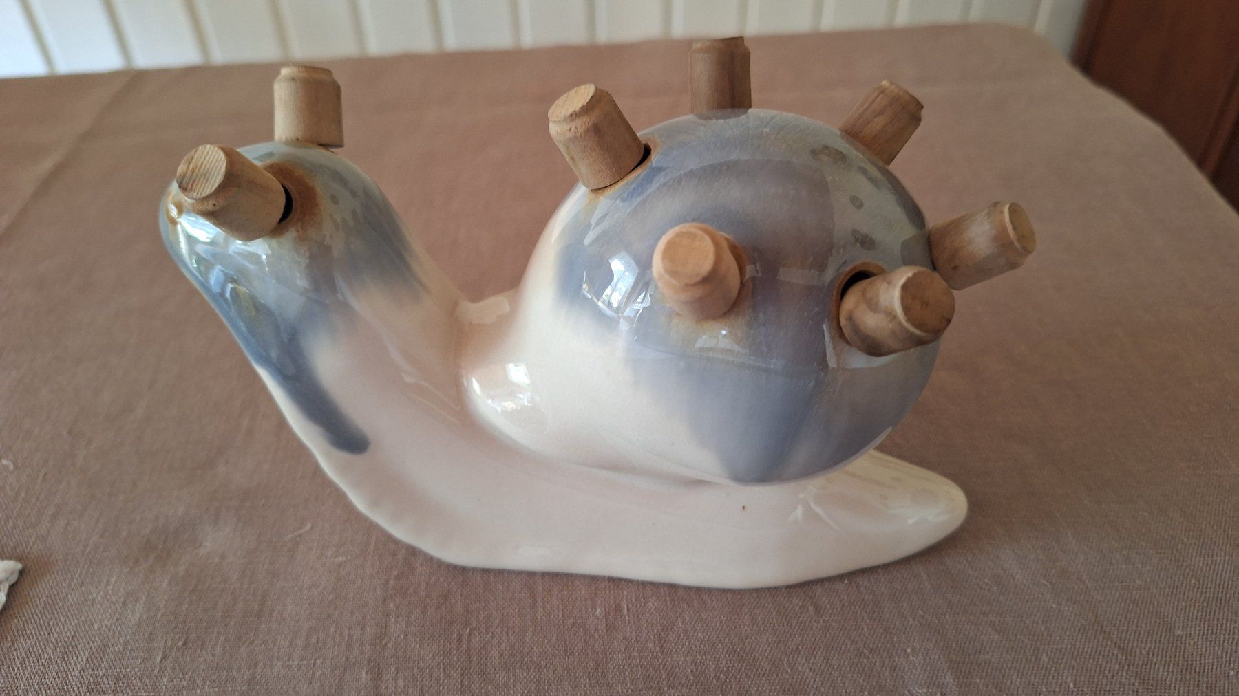 Set di piatti: Apero- Set, Schnecke  Keramik, 8 Gäbelchen – Usato da Dornach venduto da majo8689 4