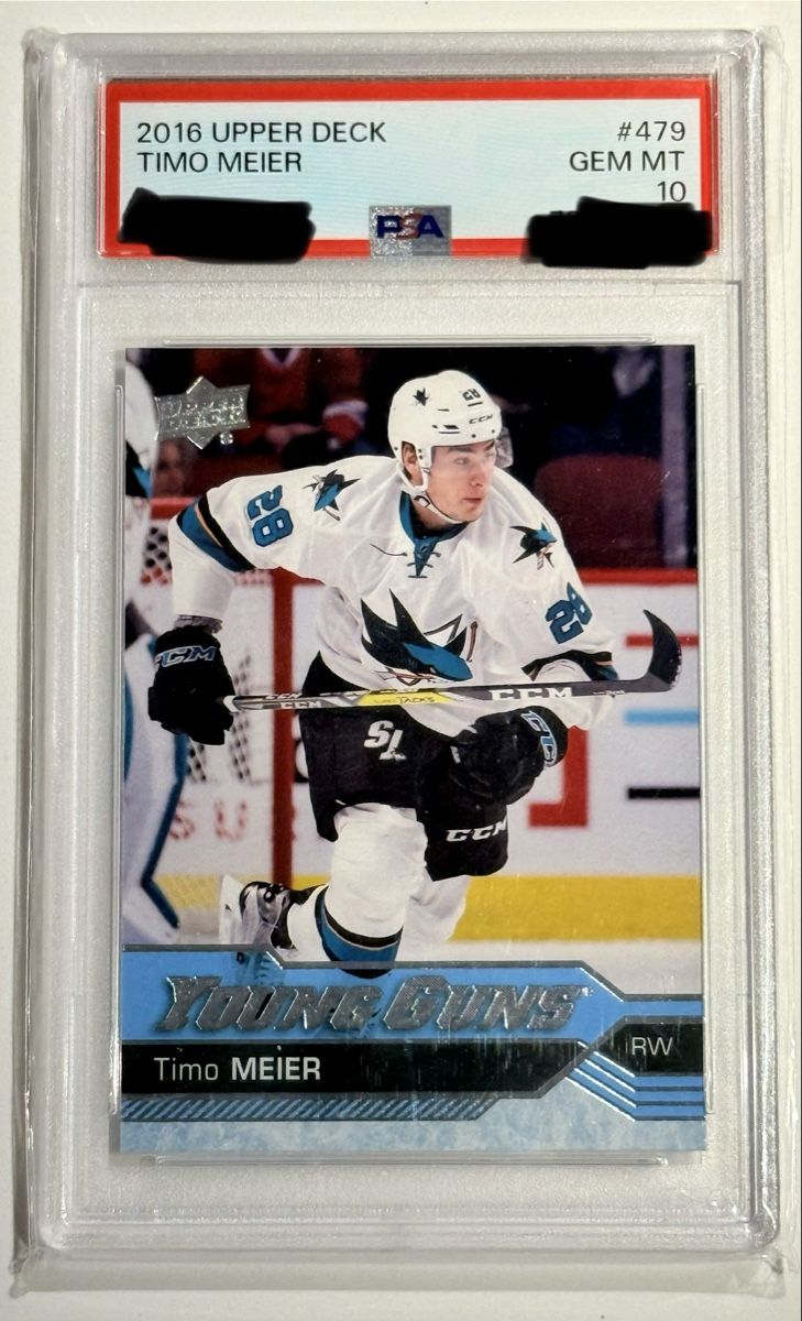 NHL Carte collezionabili: 🔥 Timo Meier - Young Guns - PSA 10 - Upper Deck – Usato da CHÂTEL-ST-DENIS venduto da Grepson