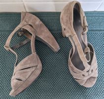 COMPTOIR DES COTONNIERS : Sandales suède gris-taupe 40