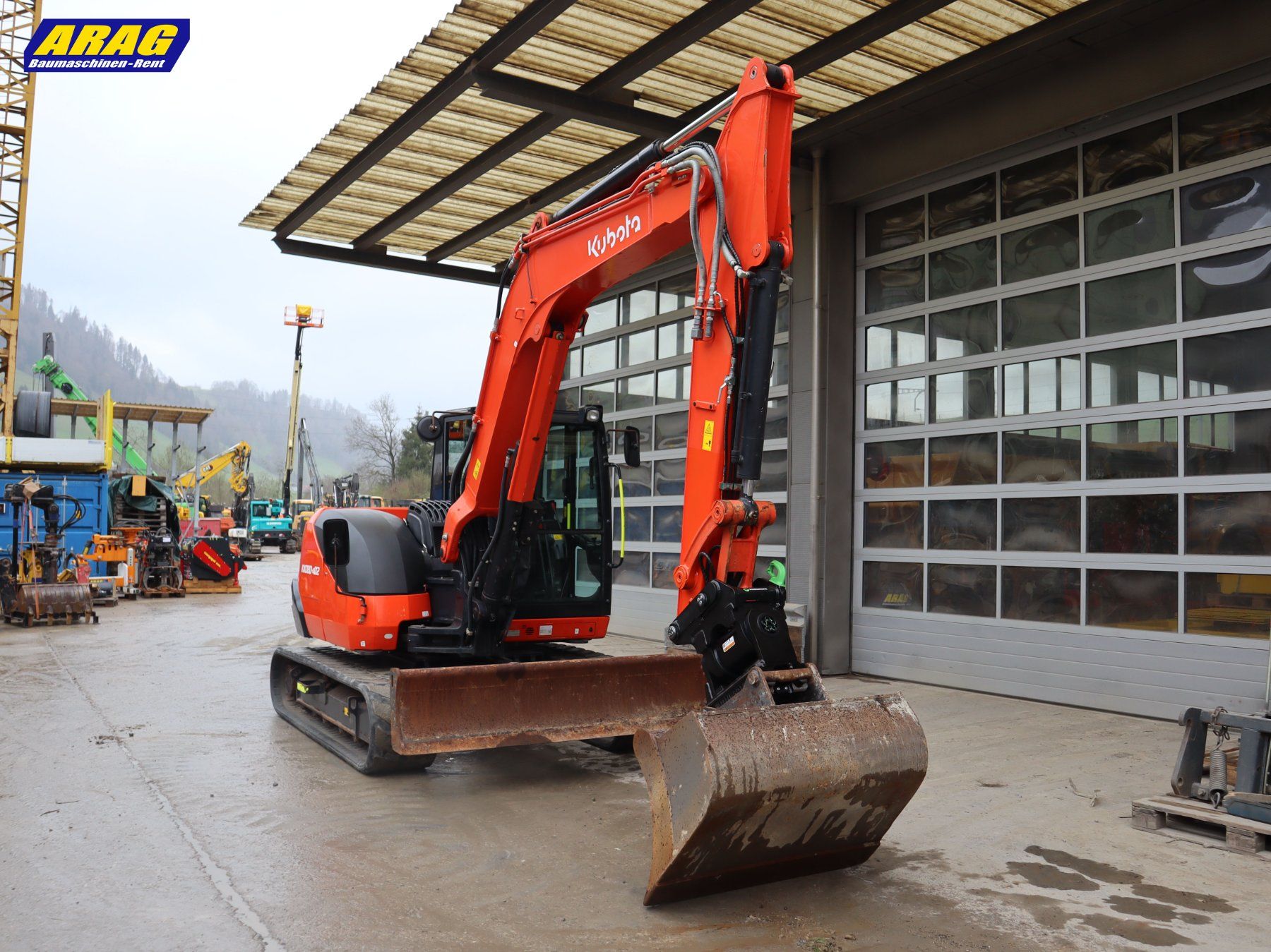 Kubota Excavateurs: Kubota KX080 Raupenbagger – D'occasion à Hasle LU par Arag08 2