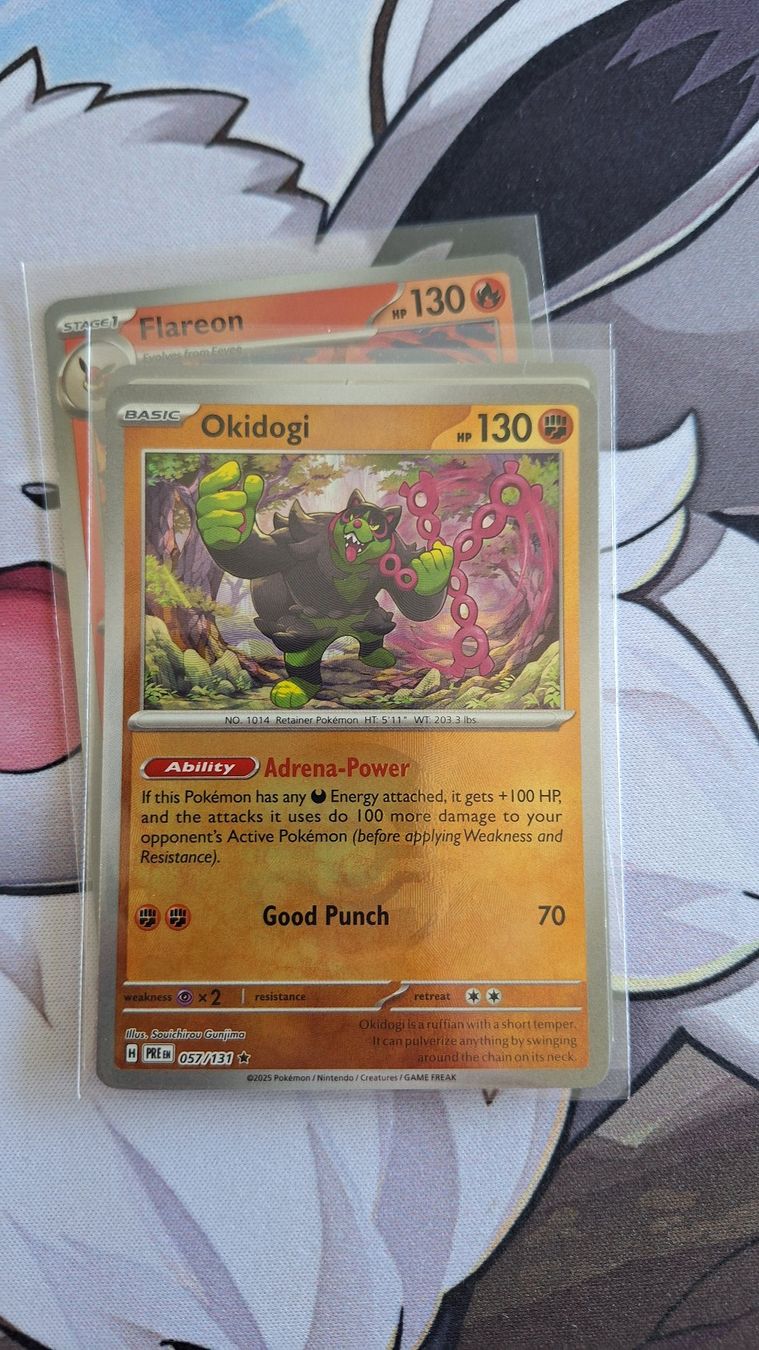 Pokémon Carte collezionabili: Okidogi Pokeball Holo - Prismatic Evolution – Usato da Altstätten SG venduto da GGsGameshop