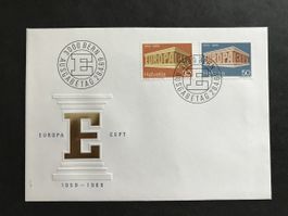 Zst 466/7 EUROPAMARKEN, FDC 28.4.69