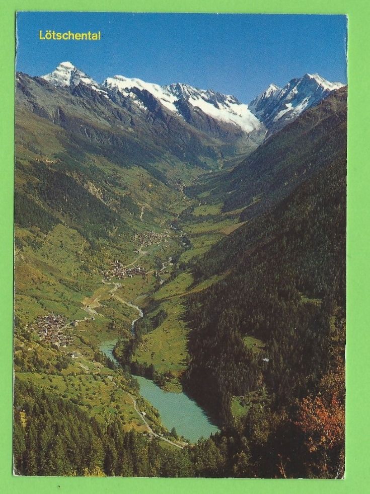 Cartoline postali: Lötschental mt Lötschenlücke – Usato da Zürich venduto da t24_de