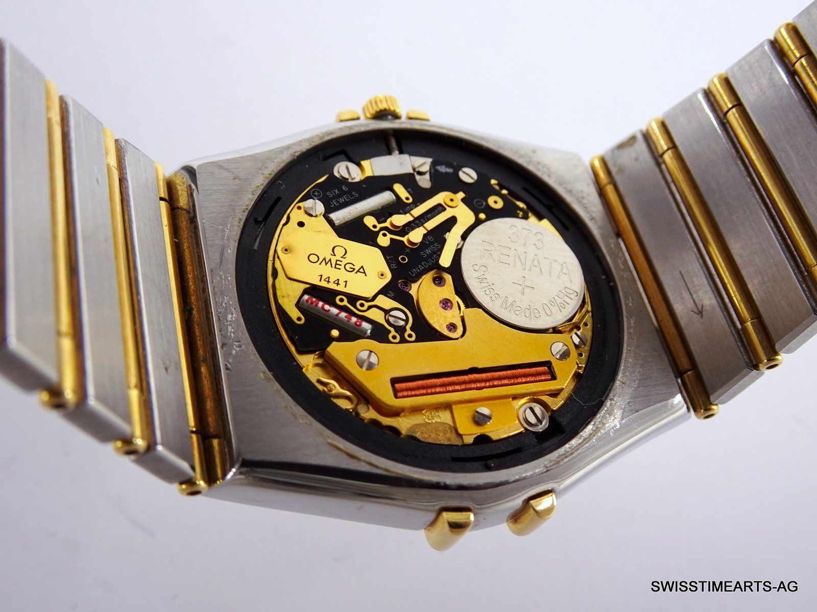 Omega Uhren: OMEGA 18K/SS 1990ER CONSTELLATION 396.1070 HERRENUHR – Gebraucht aus Zürich von SWISSTIMEARTS-AG 9