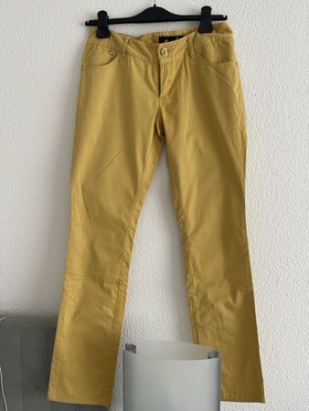 Trausers - Mustard Q-OS Satin, Stylish and Unique!
