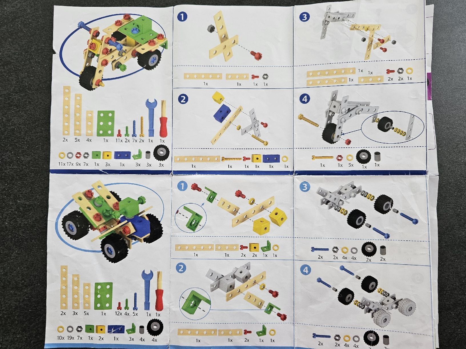 Eichhorn Kit di costruzioni: Eichhorn Constructor 4+ gebraucht – Usato da Neukirch (Egnach) venduto da Bonita6 2