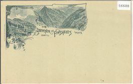 Souvenir de Finshauts - blaue Litho